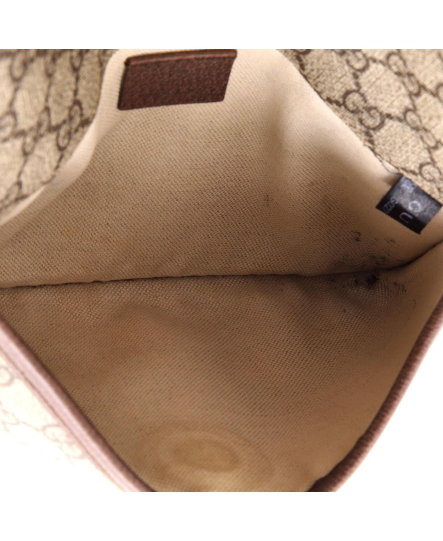 Neo Vintage Flap Belt Bag GG Coated Canvas