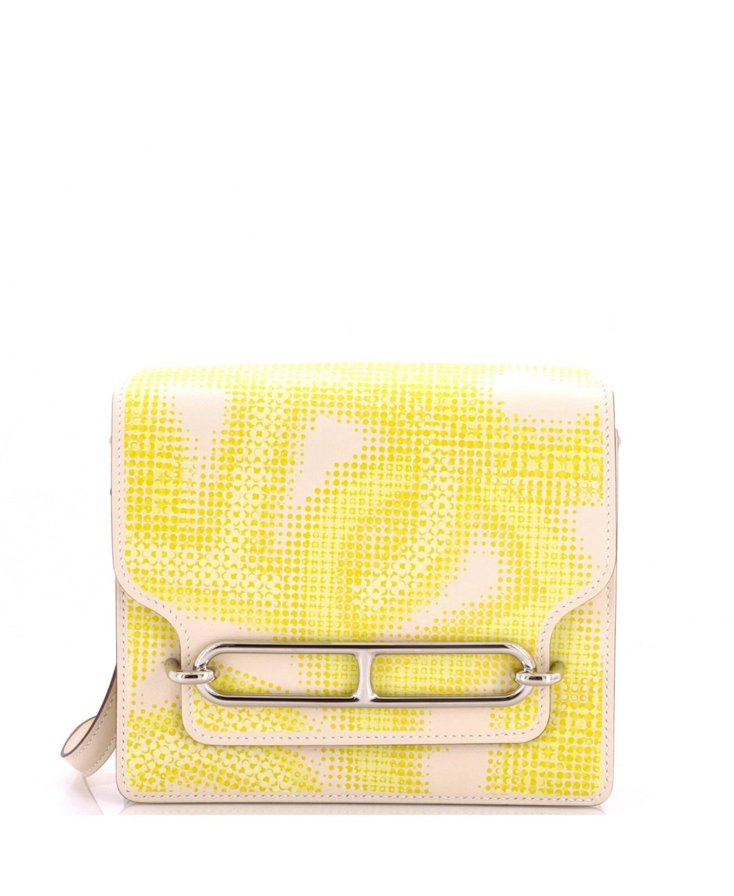 Pre-Owned Hermes 18 Circuit 24 Faubourg Roulis Bag Printed Swift