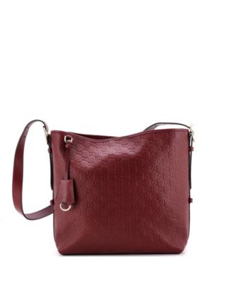 Medium Emblem Hobo Shoulder Bag GG Embossed Leather