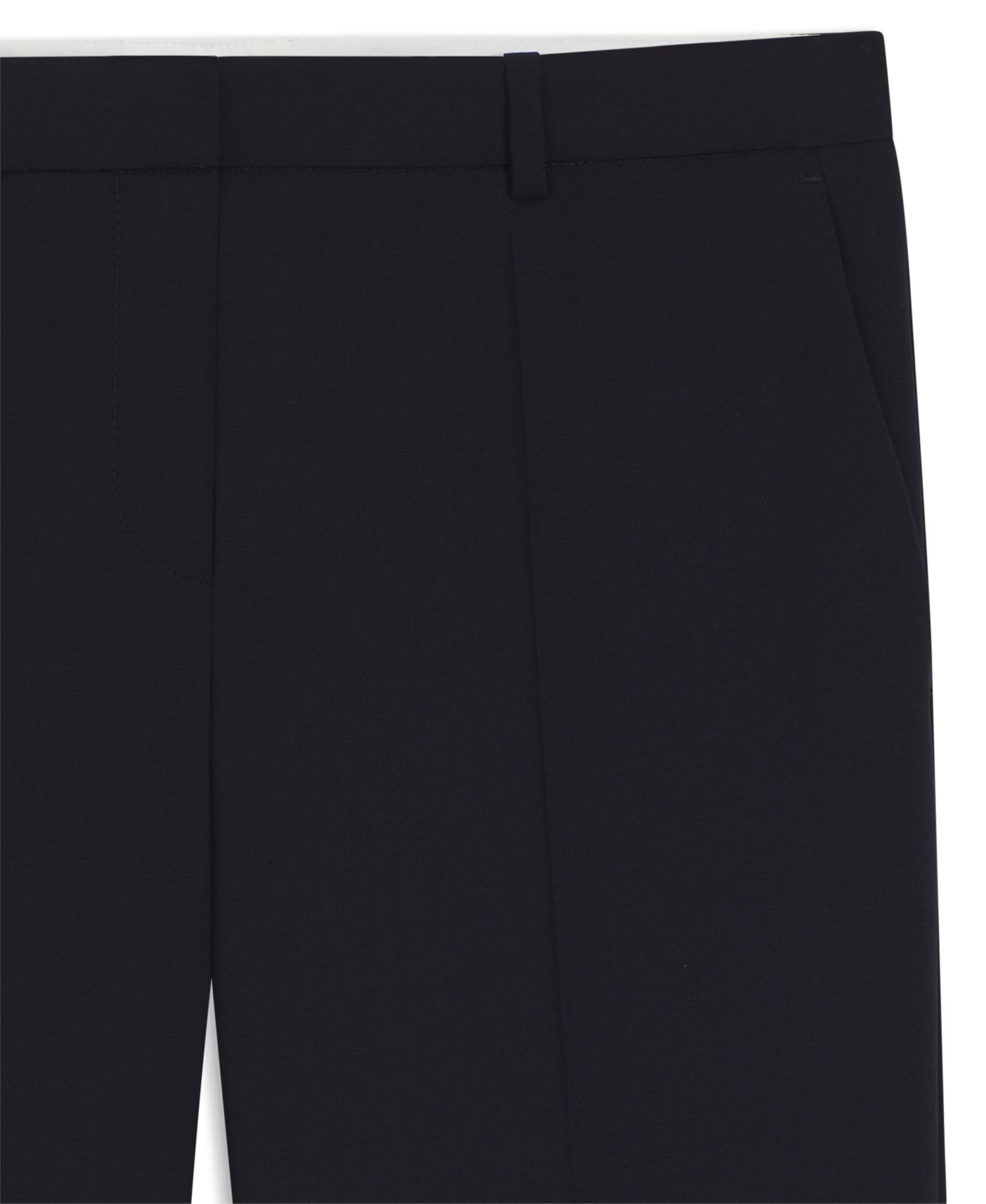 BOSS by Women's Virgin Wool Regular-Fit High-Rise Pants