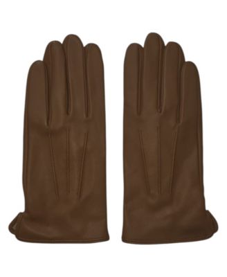 Men's Touchscreen Cashmere-Lined Gloves