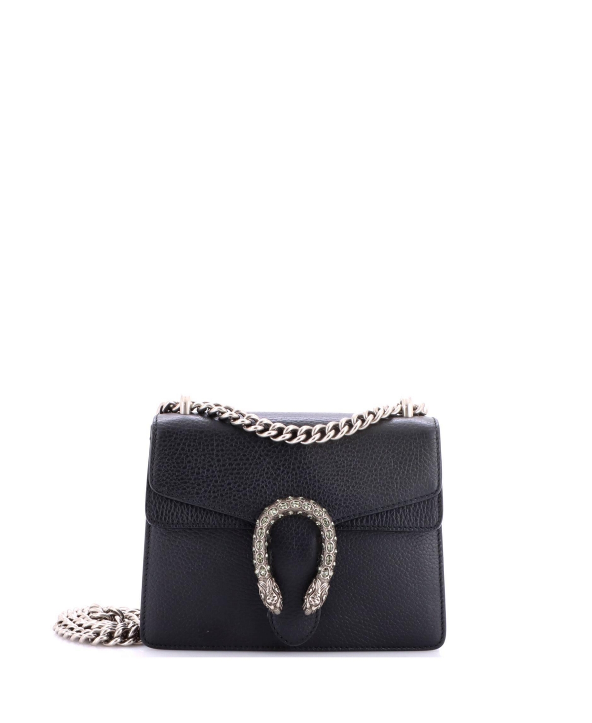 Pre-Owned Gucci Mini Dionysus Bag Leather - Black