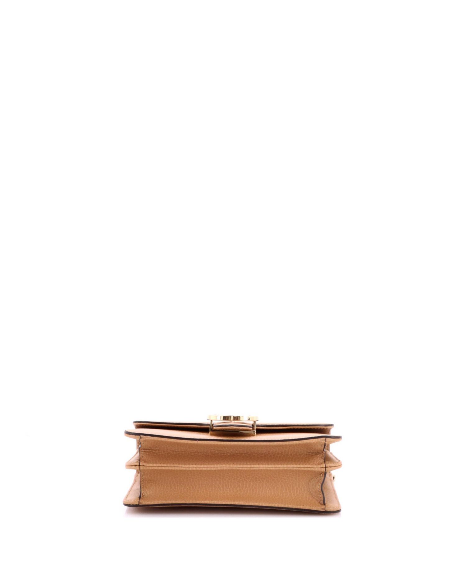 Small Interlocking Shoulder Bag Leather