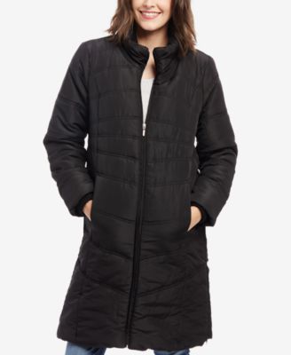 motherhood maternity quilted puffer coat