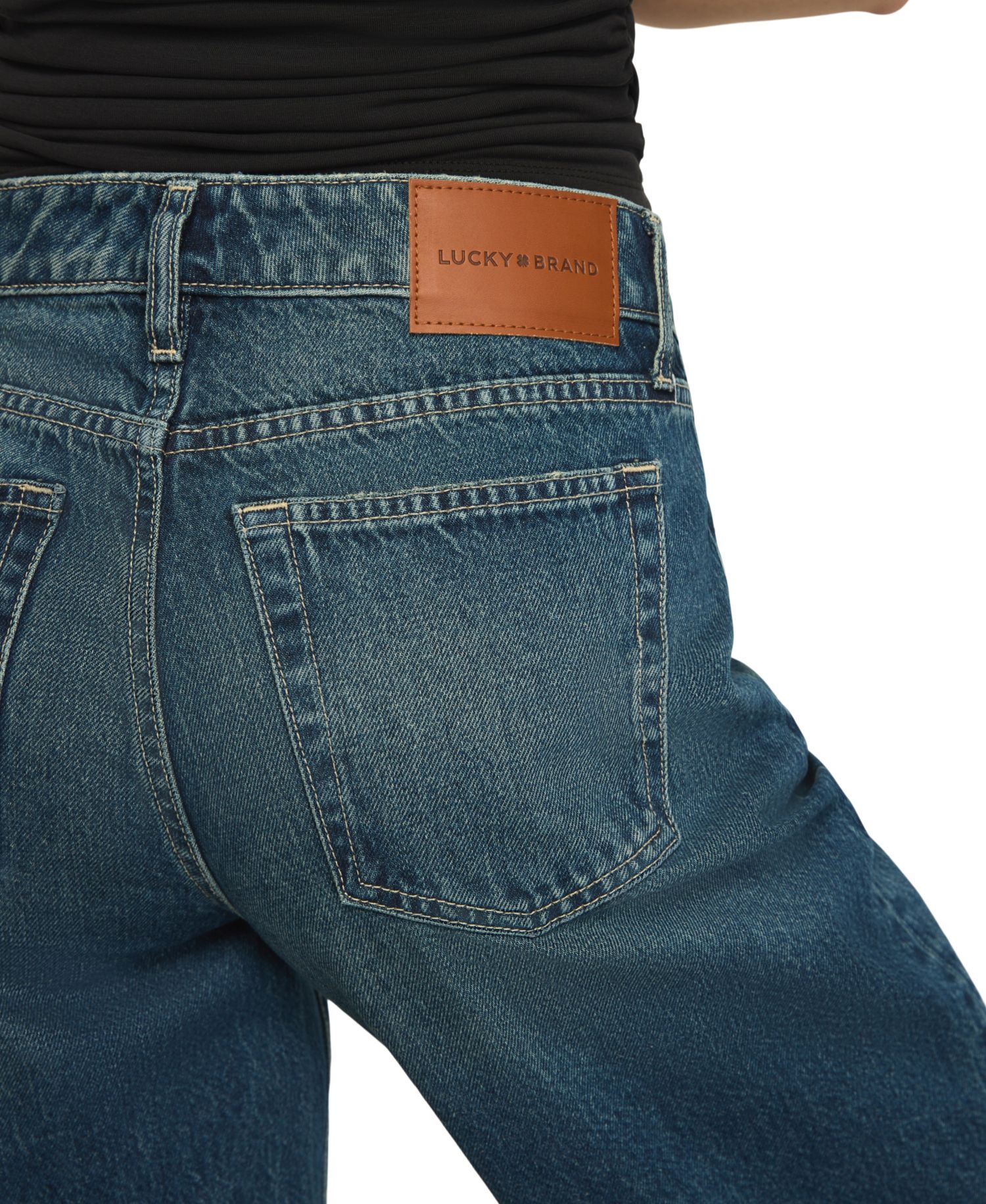 Women's The Baggy Low-Rise Wide-Leg Jeans