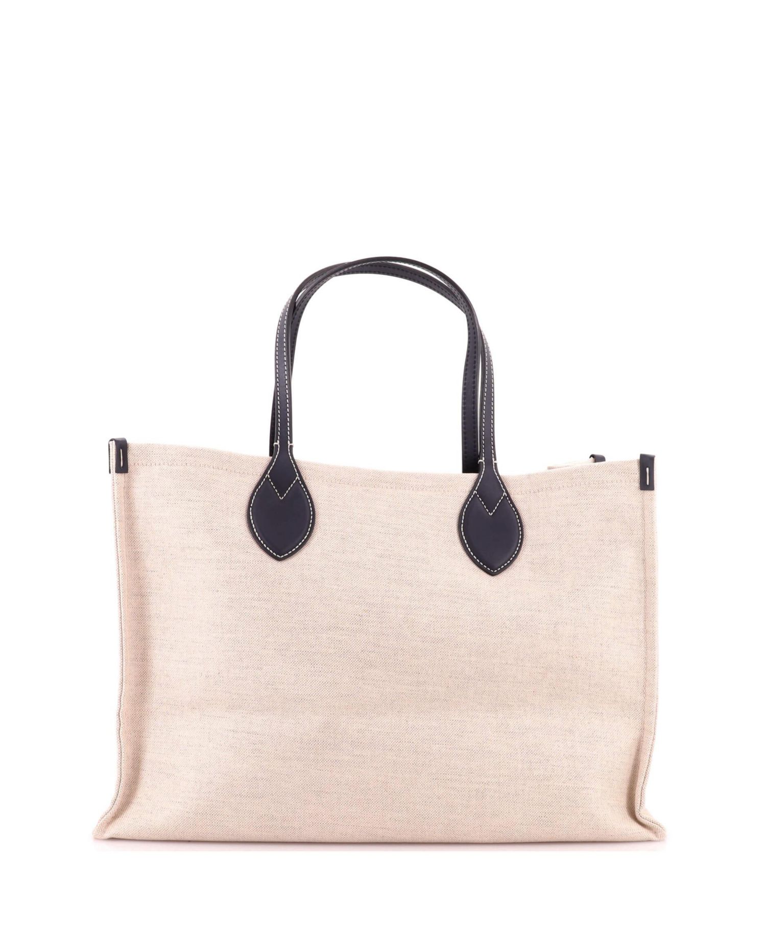 Medium Logo Shopper Tote Printed Canvas