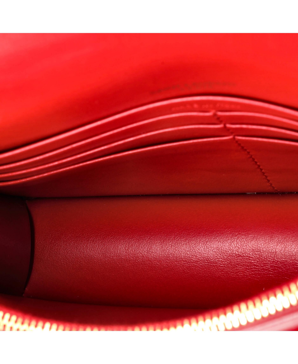 Pre-Owned Saint Laurent Sunset Top Handle Chain Wallet Leather