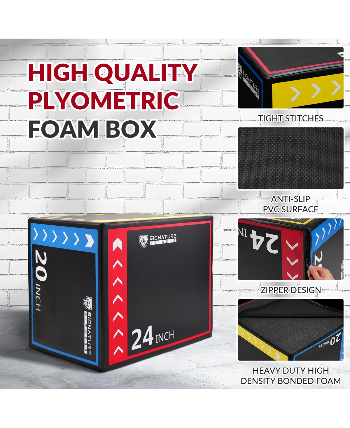 BalanceFrom 3-in-1 Plyometric Jump Box