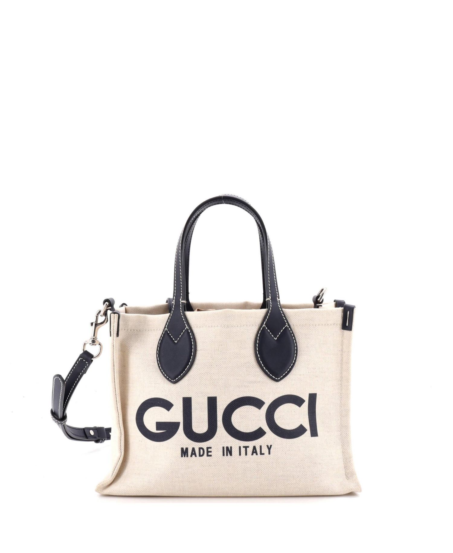 Small Logo Shopper Tote Printed Canvas
