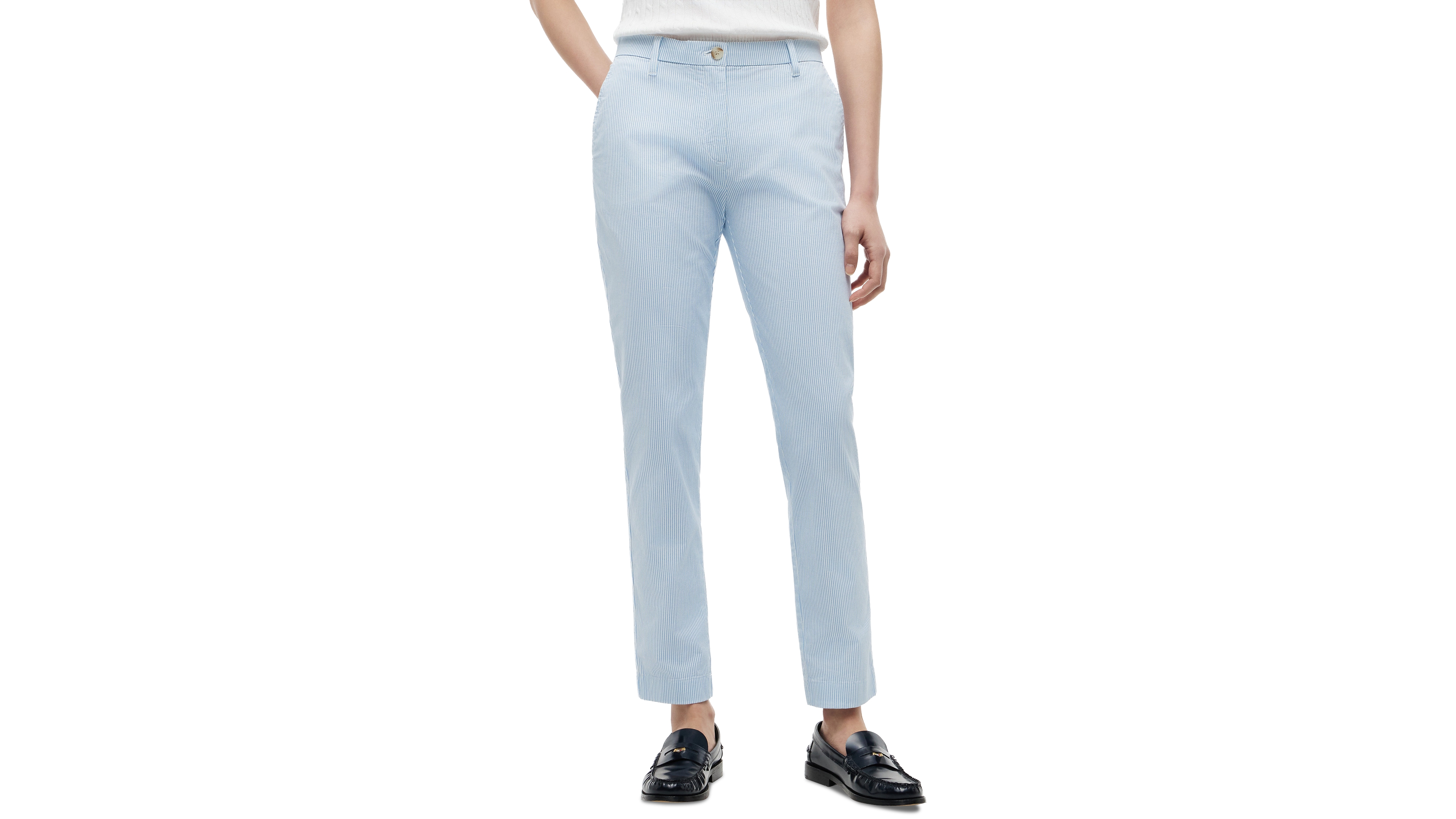 Tommy Hilfiger Women's Twill-Slim Chino Pants