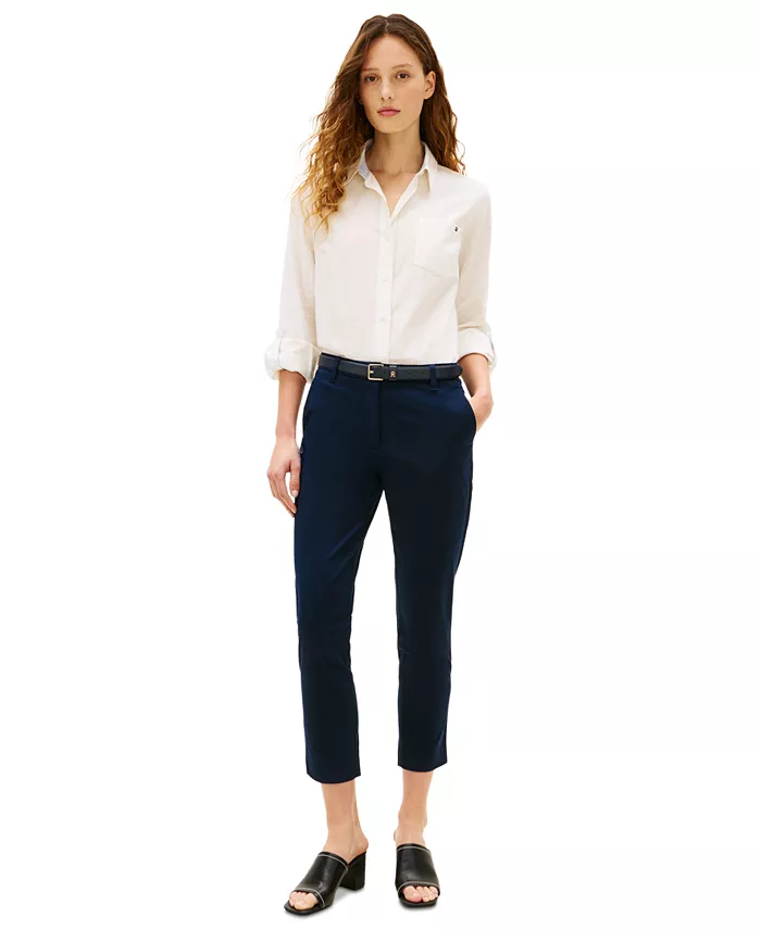 Women's Twill Slim Chino Pants - thumbnail 5