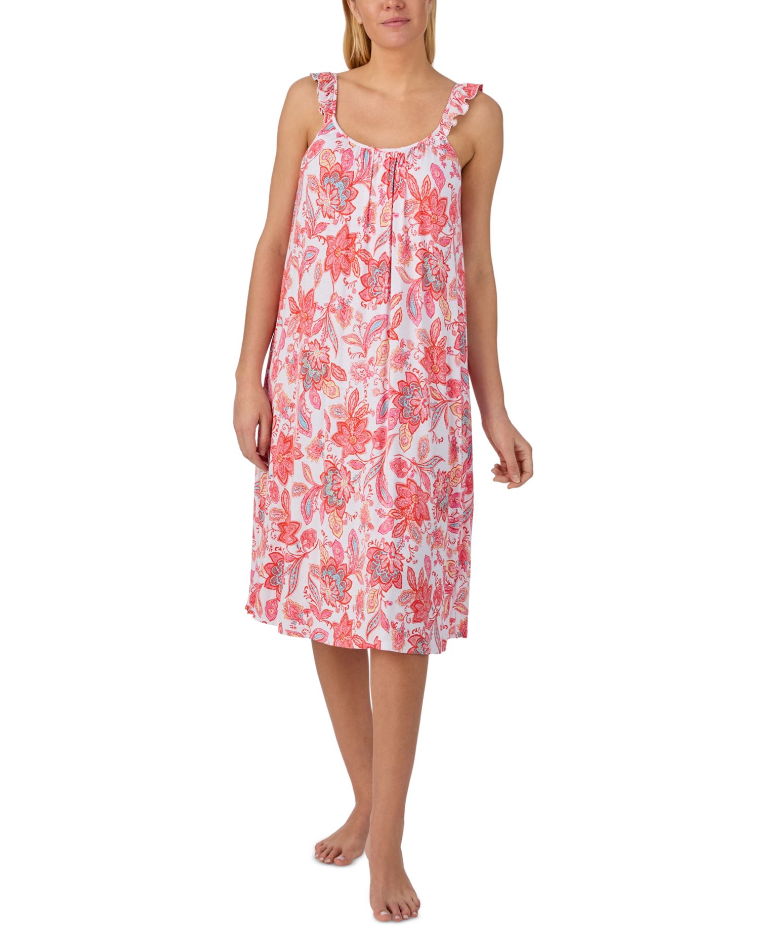 Women's Sleeveless Midi Nightgown