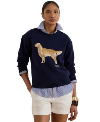 Women's Cotton Dog Sweater