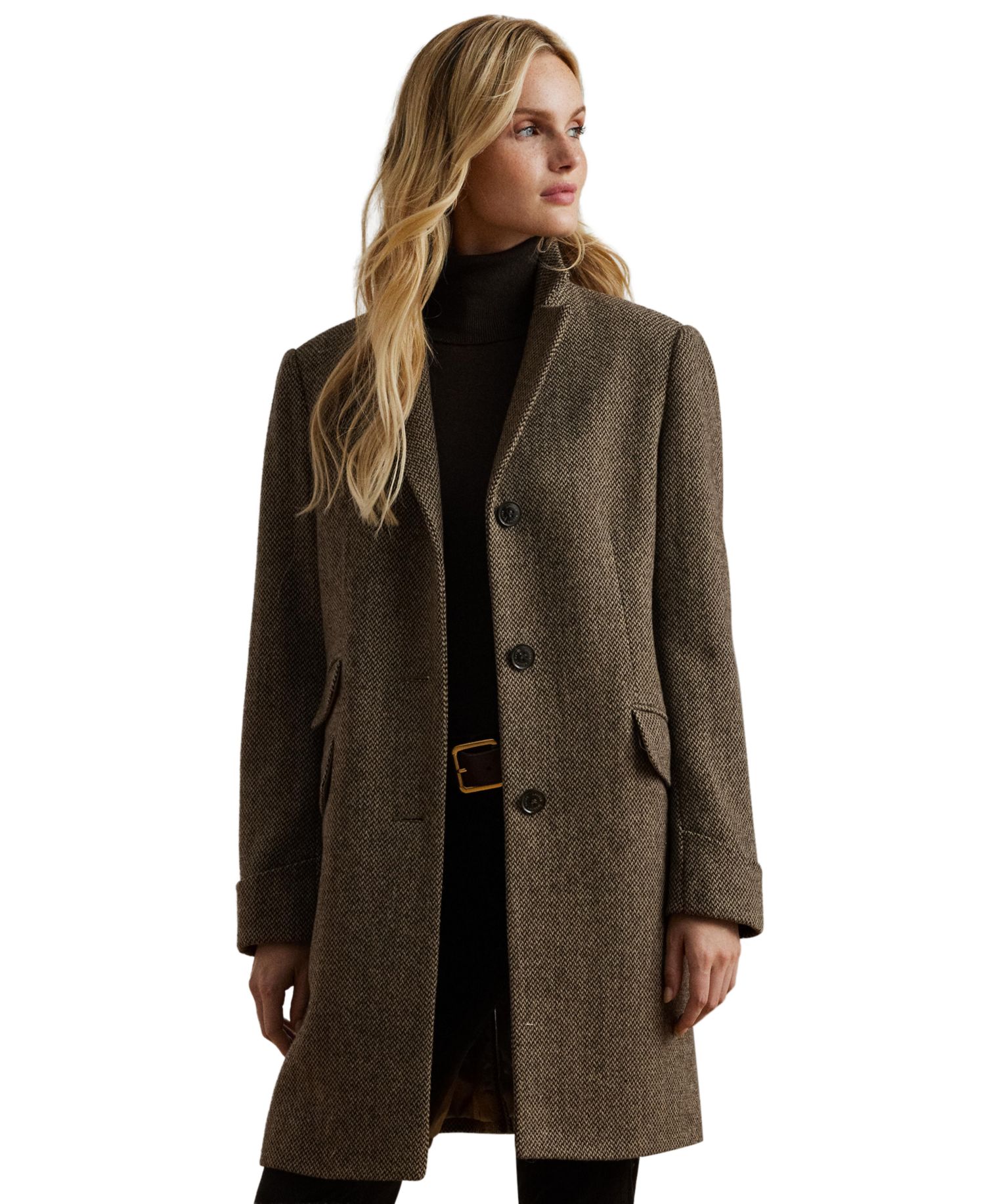 Women's Single-Breasted Walker Coat, Created for Macy's