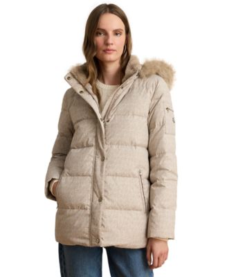 Women's Hooded Puffer Coat, Created for Macy's