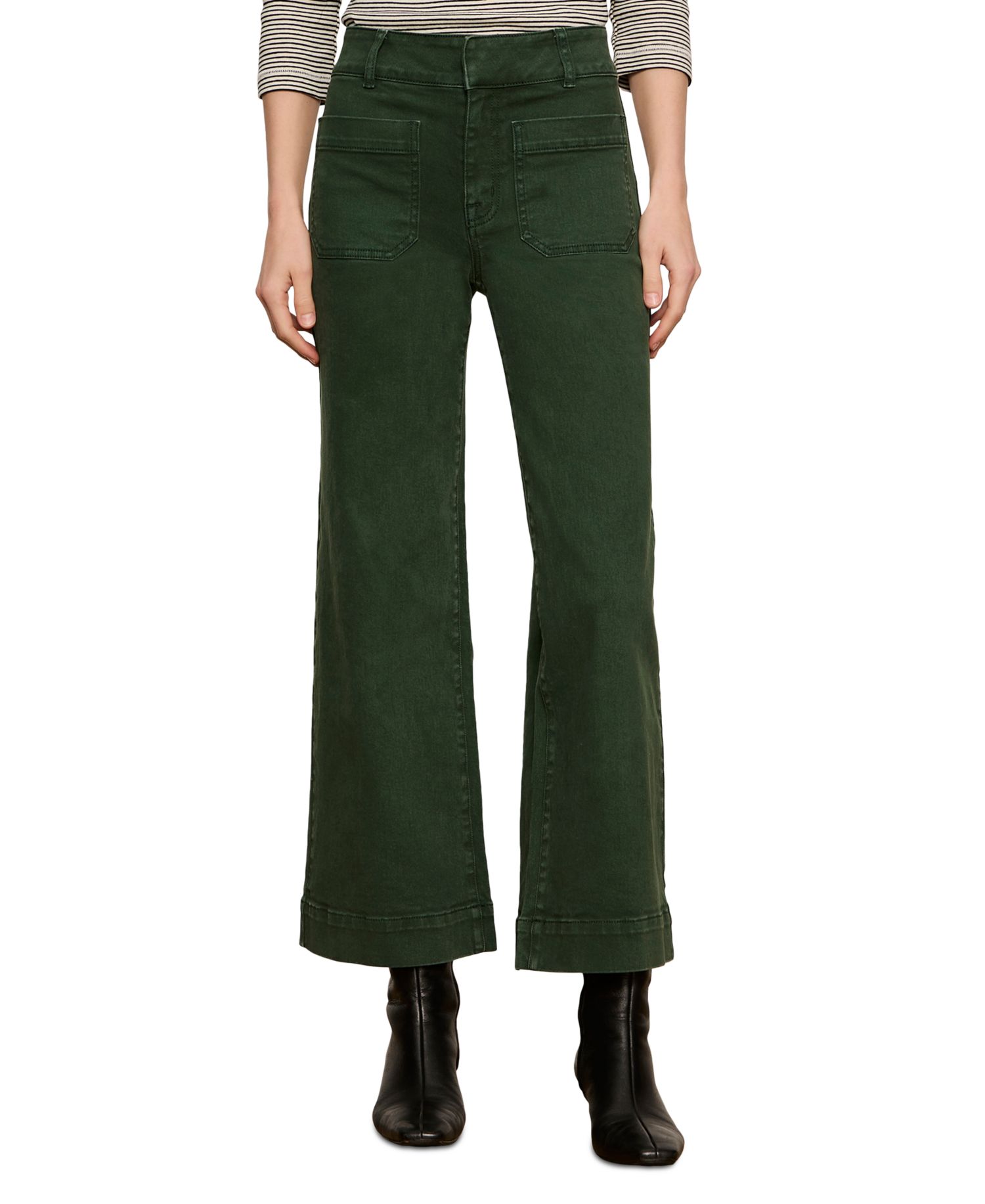 Petite Chelsea Wide-Leg Jeans