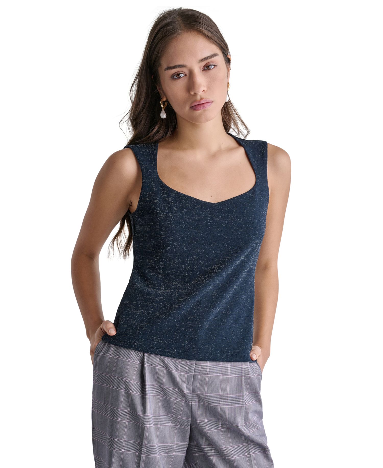 Women's Sleeveless V-Neck Top