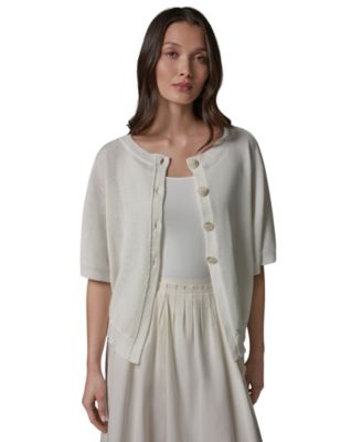 Women's Crewneck Cardigan Sweater
