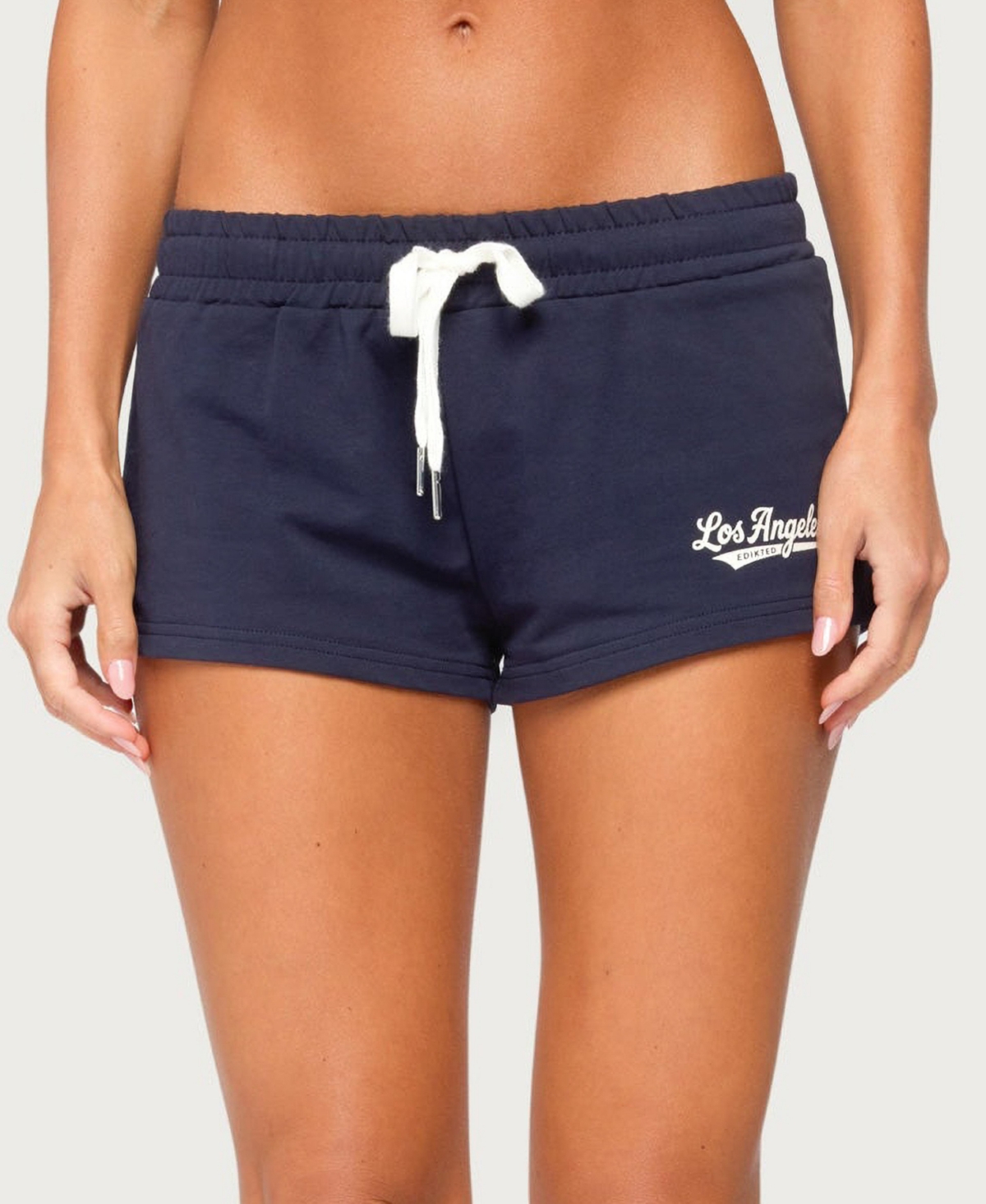Edikted Women's Cali Low-Rise Pull-On Short Shorts, 2" Inseam