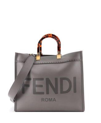 Medium Sunshine Shopper Tote Leather