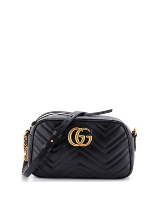 Small GG Marmont Shoulder Bag Matelasse Leather