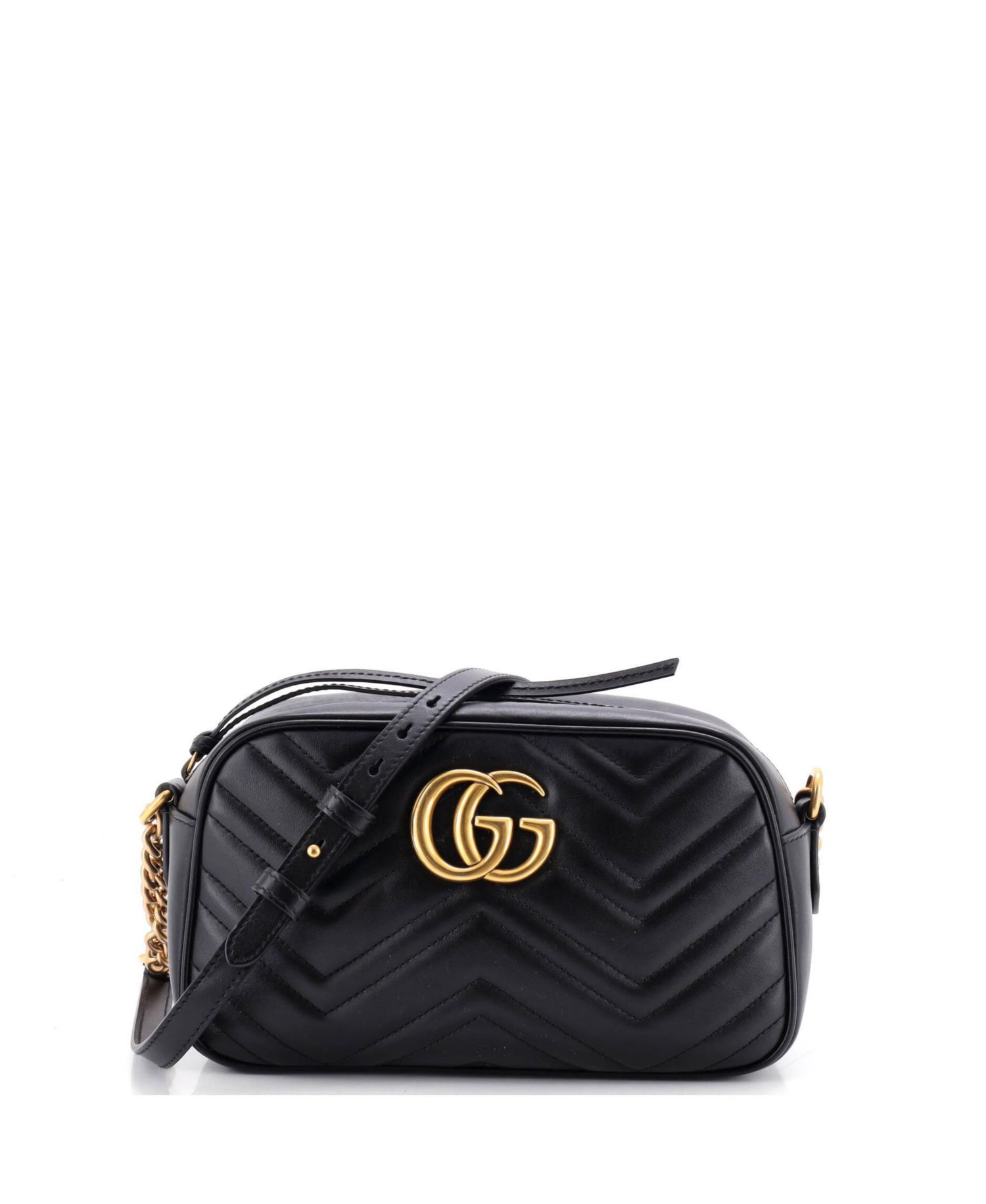 Small GG Marmont Shoulder Bag Matelasse Leather