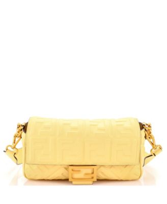 Medium Baguette NM Bag Zucca Embossed Leather