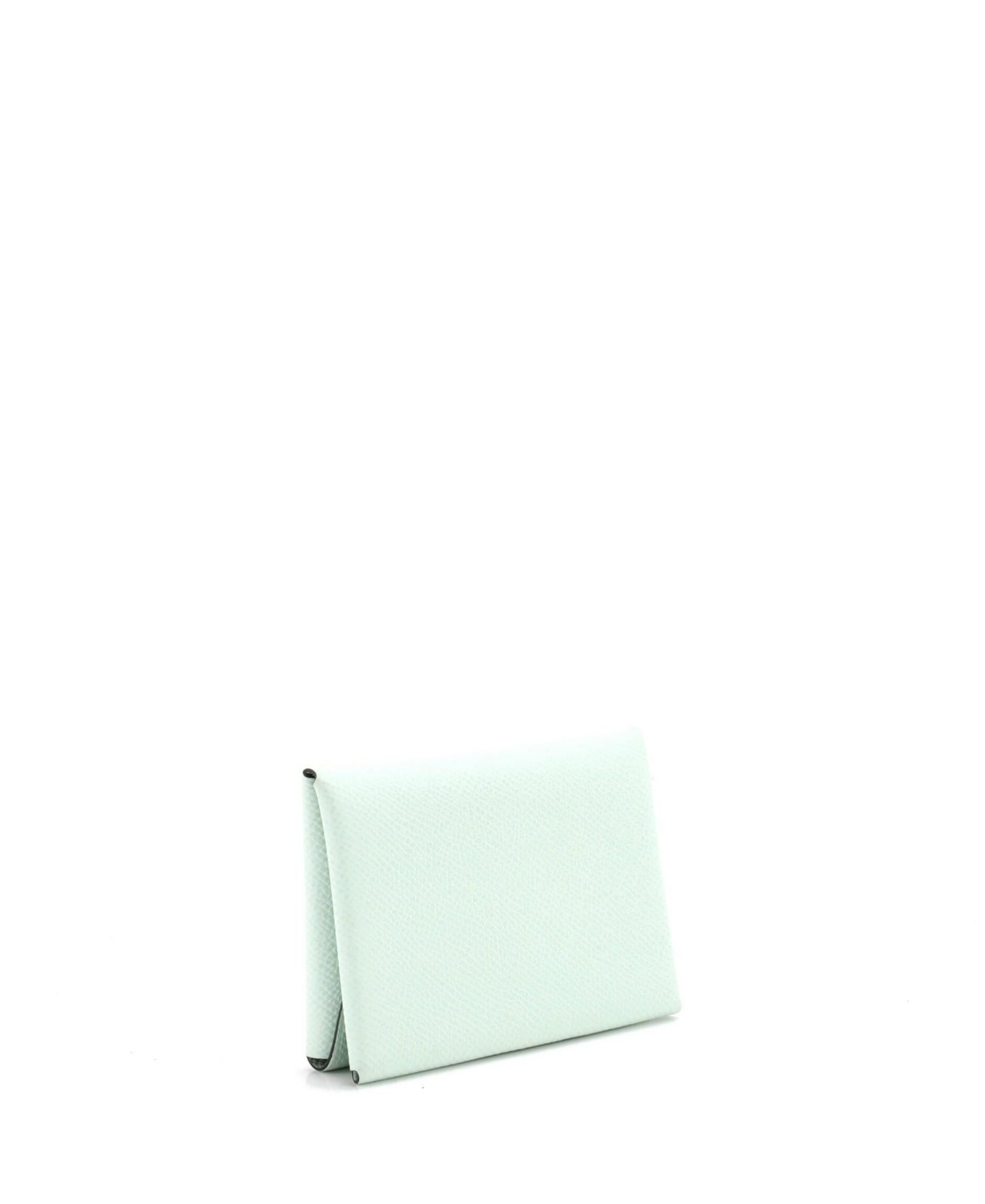 Pre-Owned Hermes Calvi Duo Card Holder Epsom