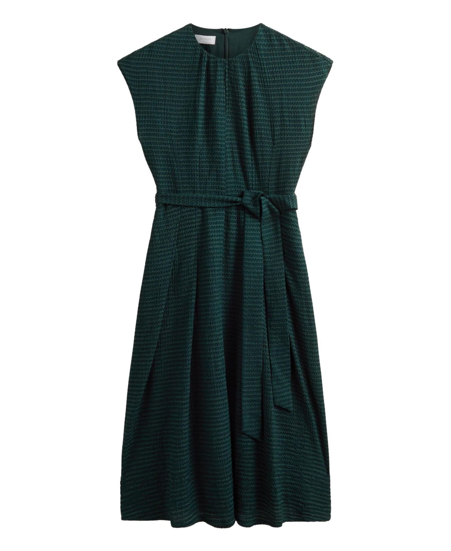 Women's Viviene Textured Tie Waist Midi Dress