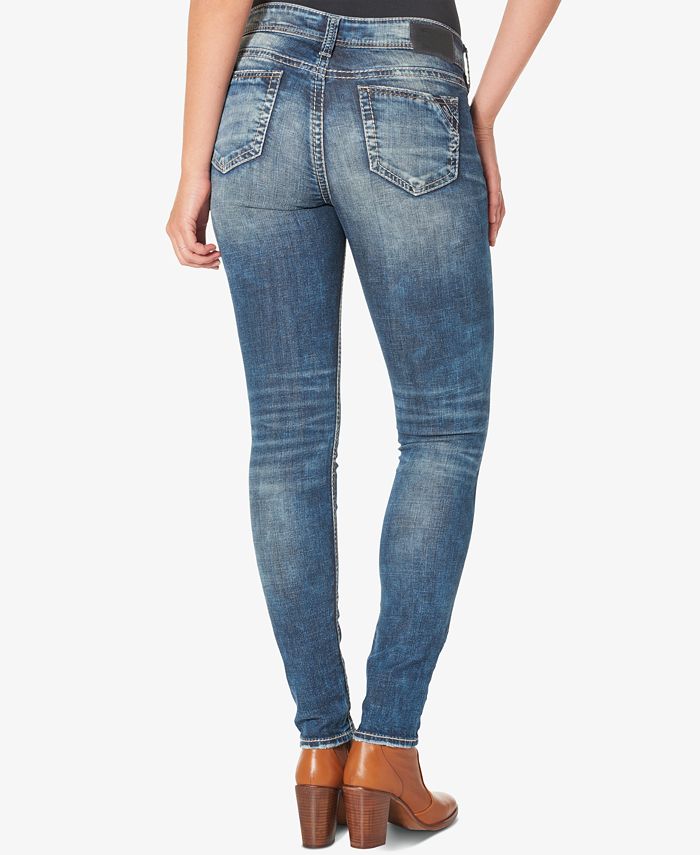 Silver Jeans Co. Silver Jeans Elyse Medium Blue Wash Skinny Jeans