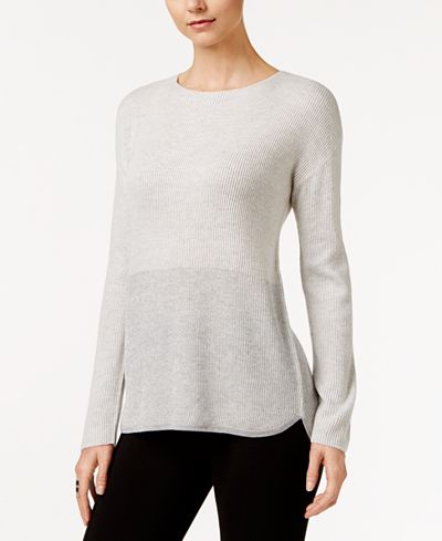 INC International Concepts Colorblocked Tunic Sweater, Only at Macy's