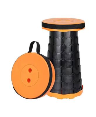 Foldable Telescoping Stool Portable Retractable Collapsible Camping