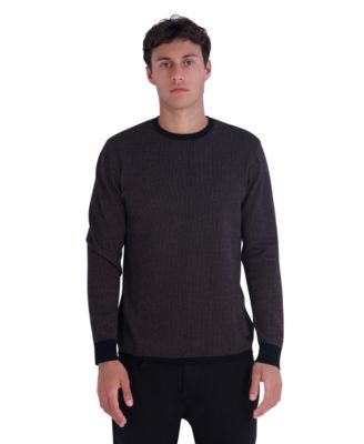 Men's Modern-Fit Unfinished-Hem Sweater