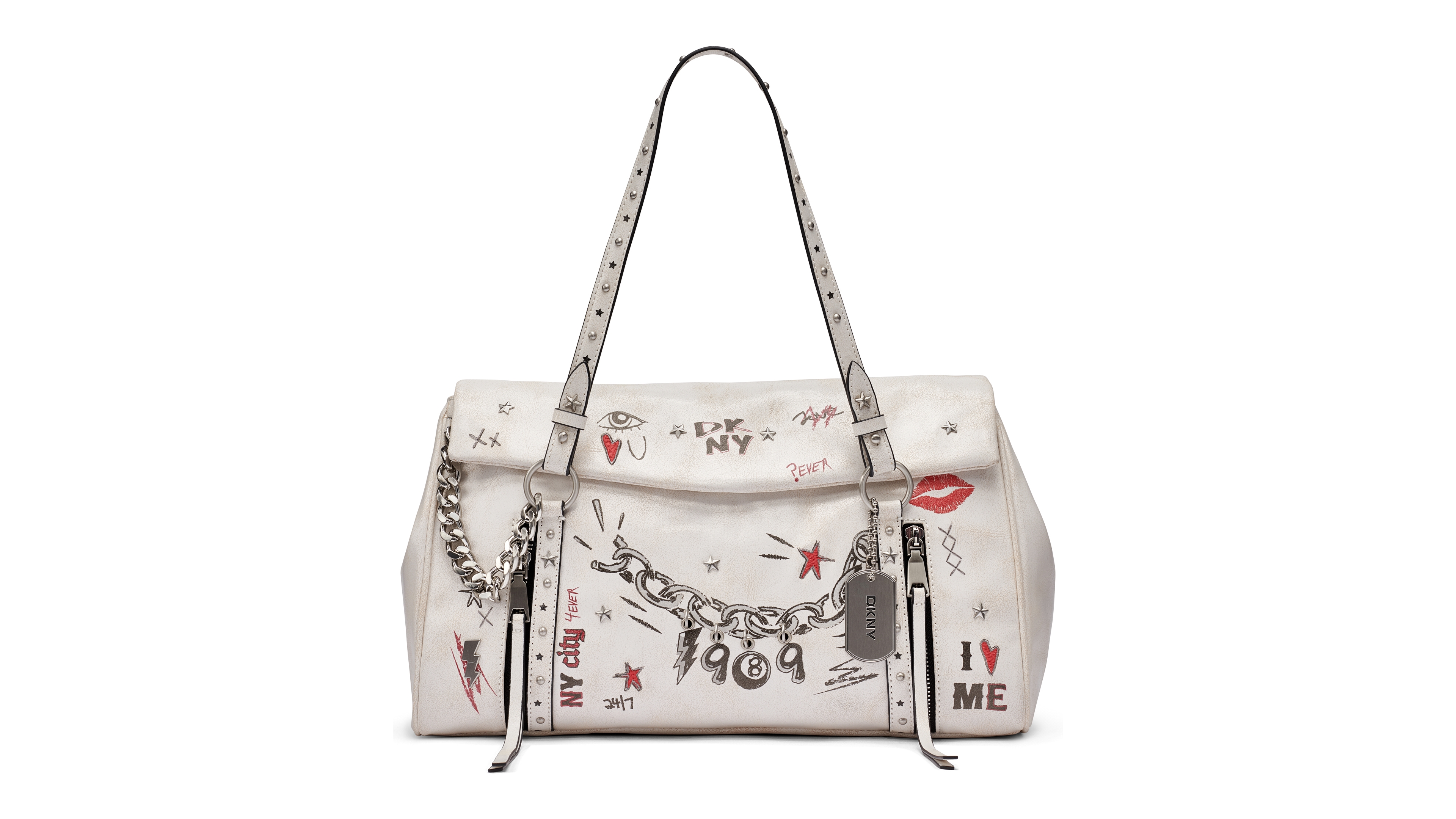 Dkny Skye Multi-Pocket Large Satchel Handbag