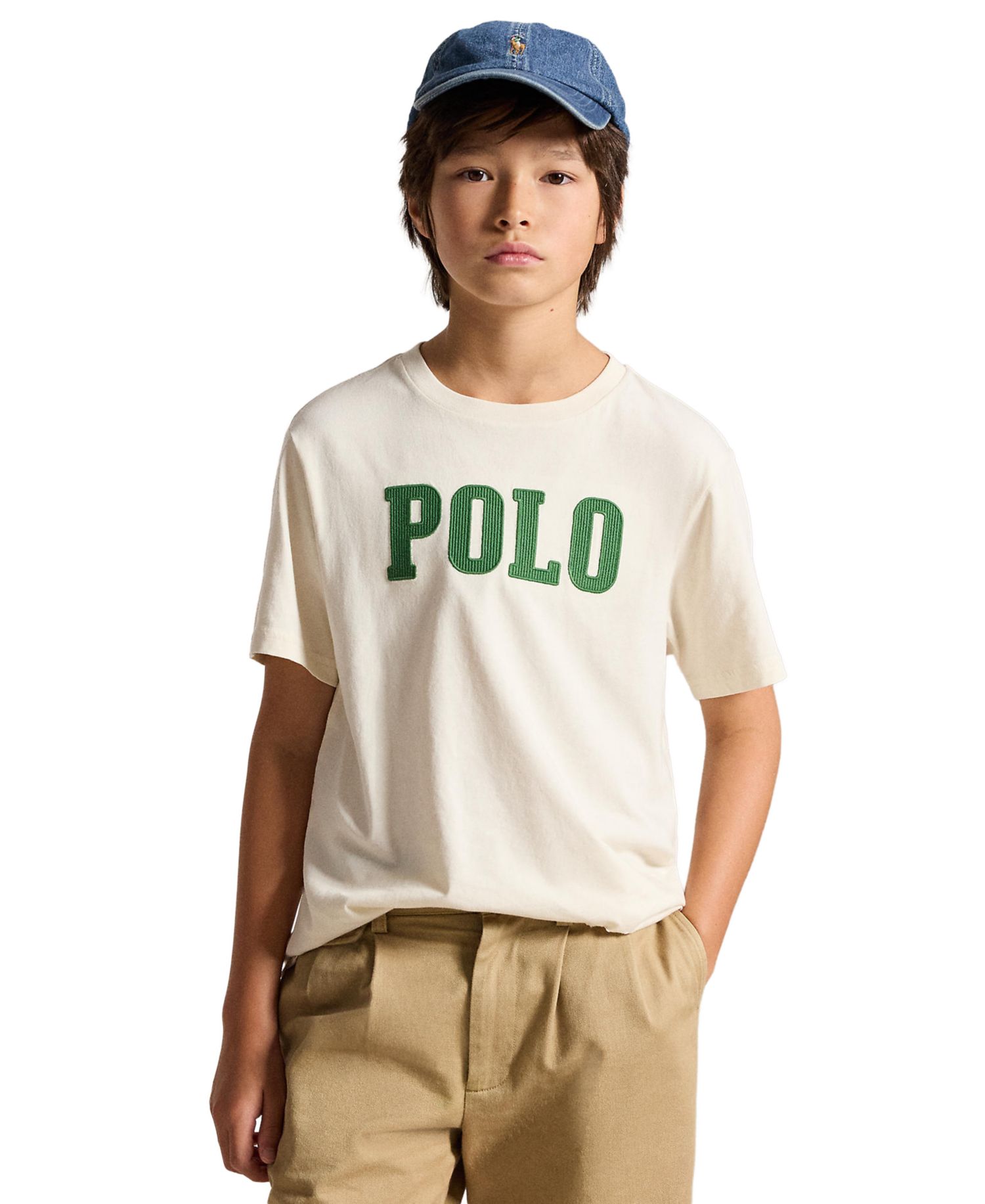 Boys' 8-20 Logo Cotton Jersey T-Shirt