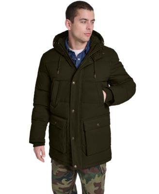 Men's Classic-Fit Quilted Parka Jacket