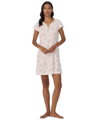 Women's Flutter-Sleeve V-Neck Gown