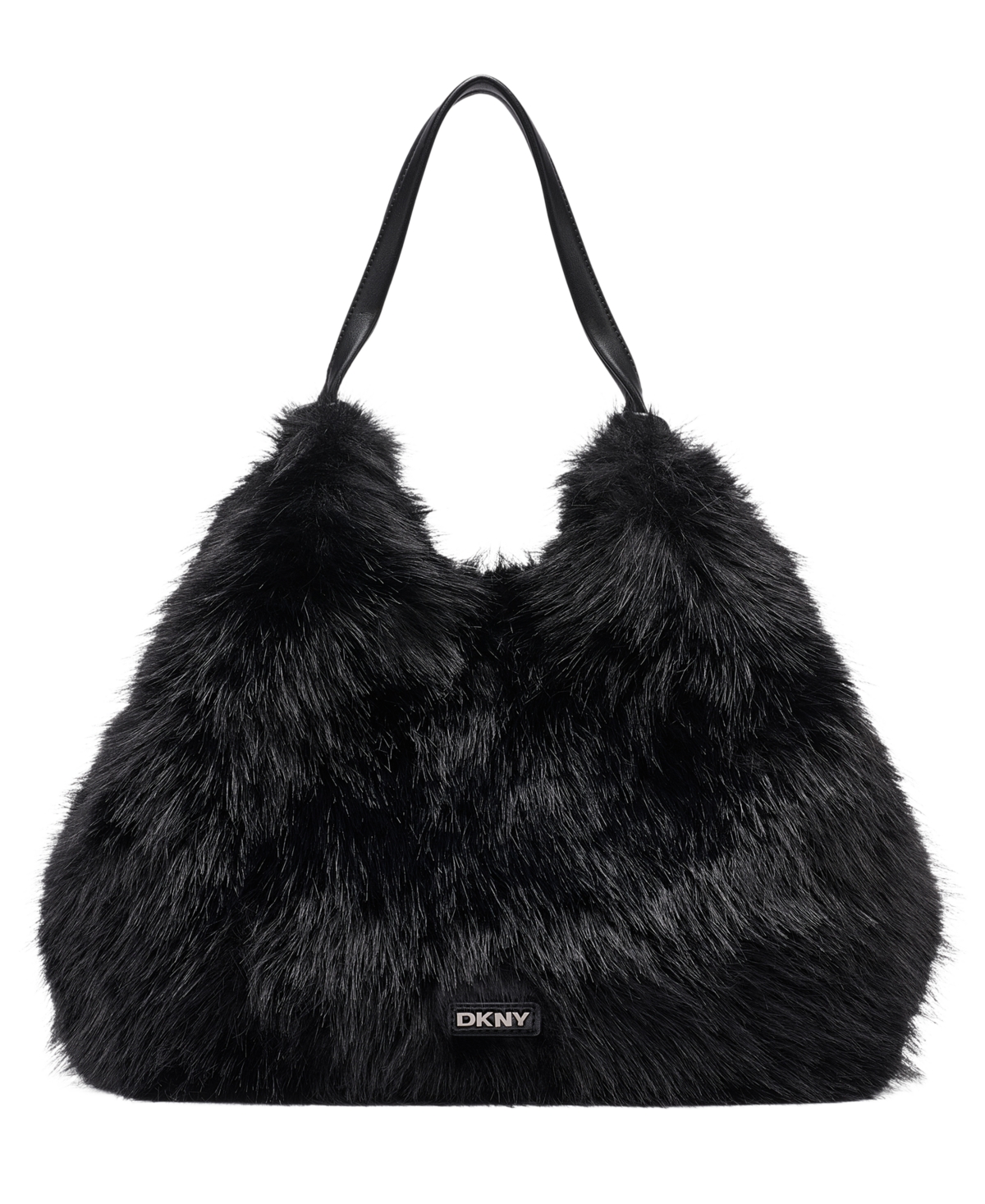 Dkny Paula Faux Fur Laptop-Compatible Tote