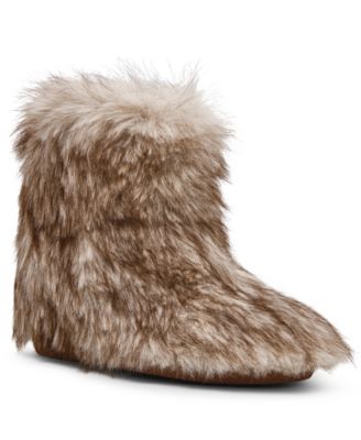 Women's Misty Cozy Faux-Fur Wedge Booties