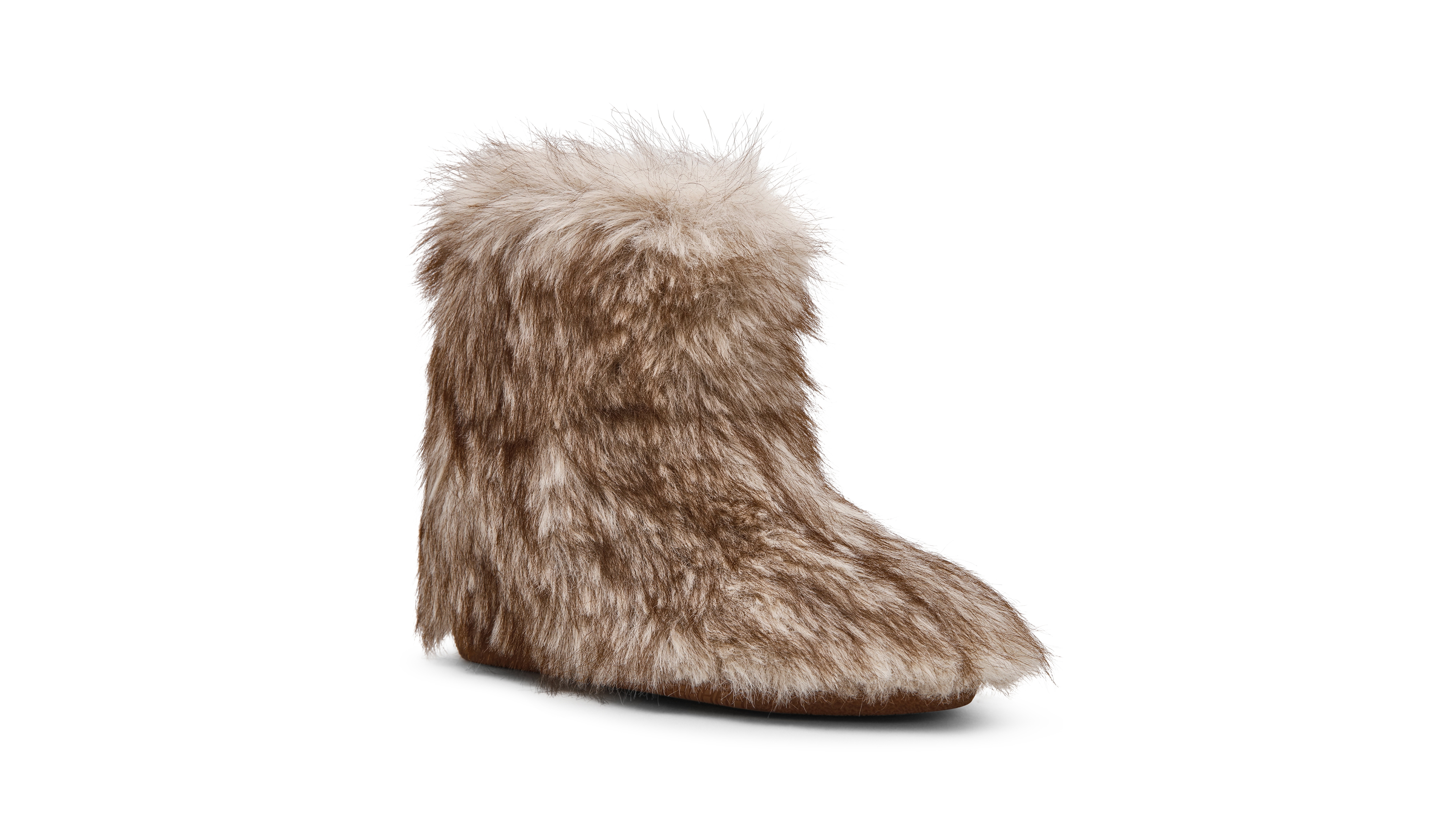 Steve Madden Women's Misty Cozy Faux-Fur Wedge Booties