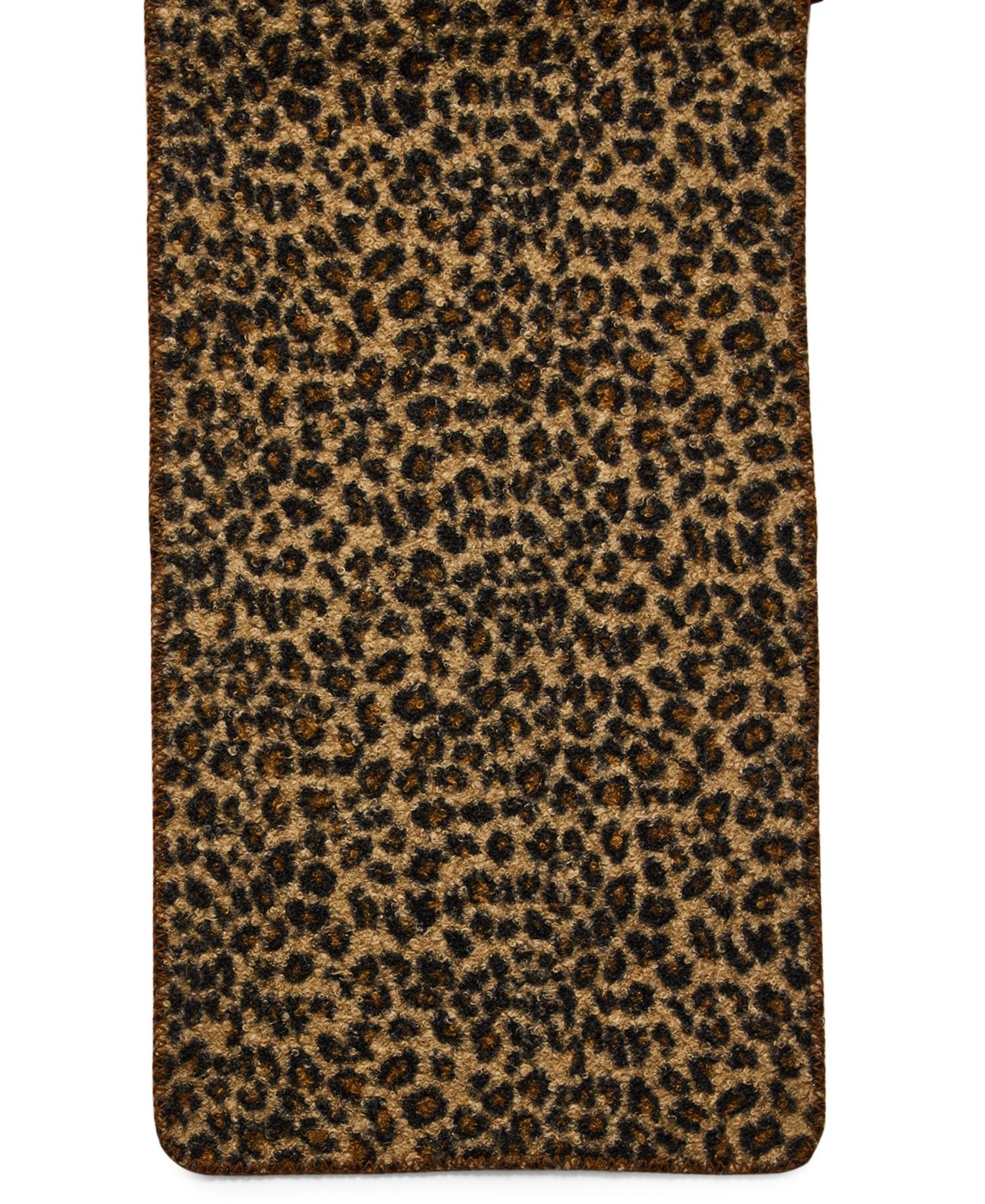 Animal Print Sherpa Scarf