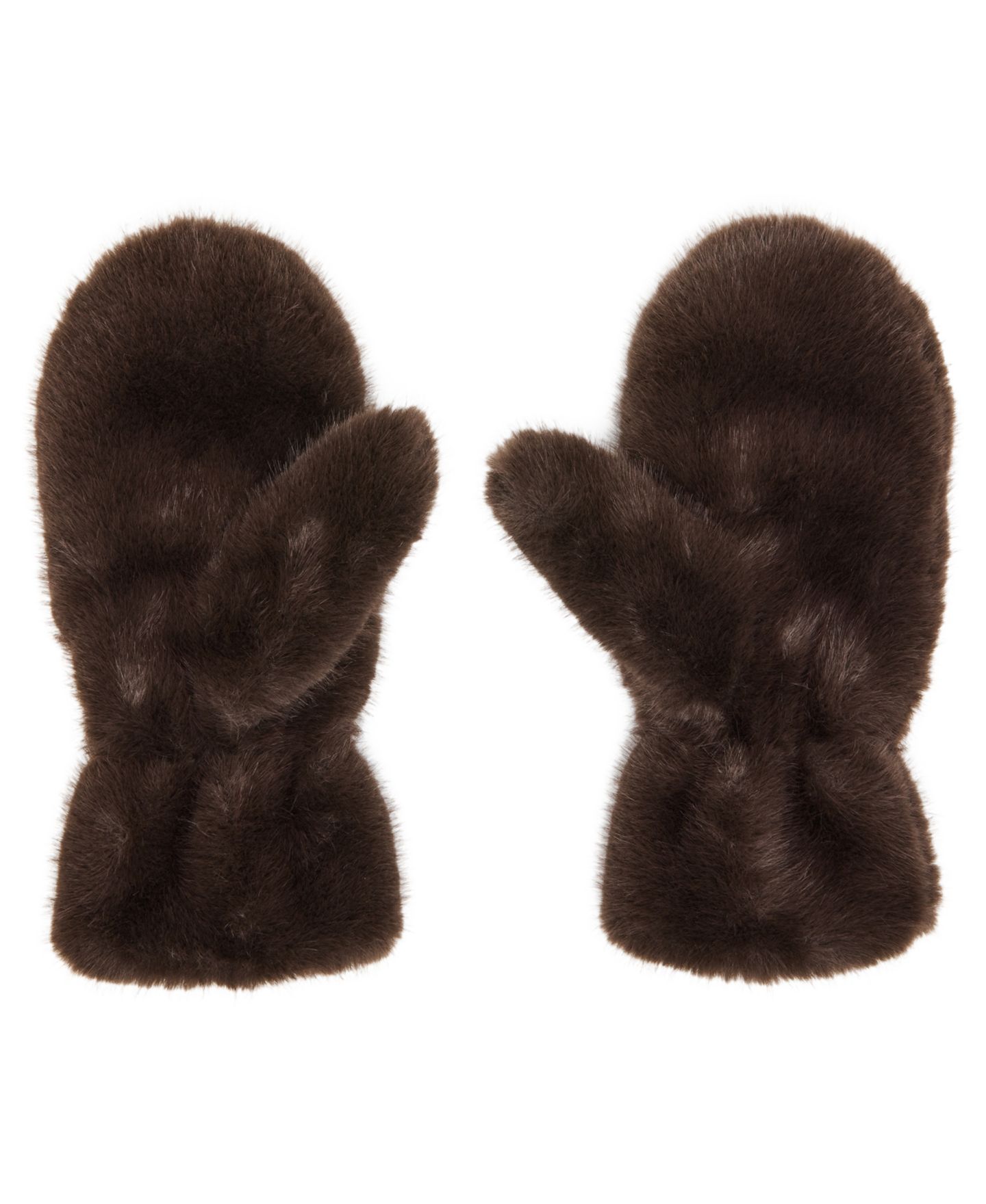 Женские перчатки Steve Madden Extreme Fuzzy Pull-On Mitten, цвет: Чёрный — фото 4