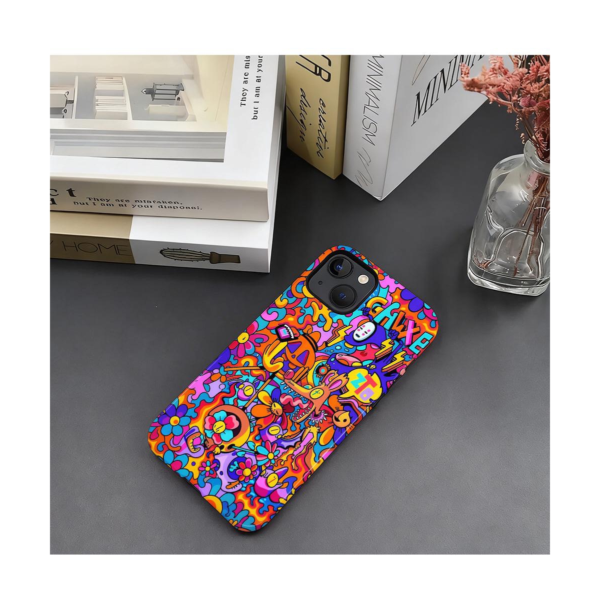 Lisen Psycho Garden Raised-Camera-Ring 2-Layer Phone Case for Apple iPhone 17 Pro Max