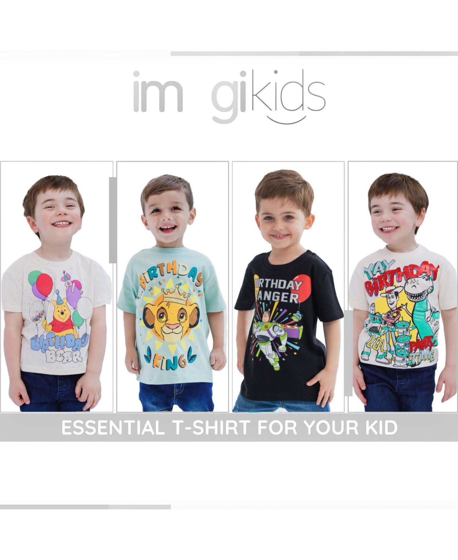 Boys' Short Sleeve Birthday T-Shirt