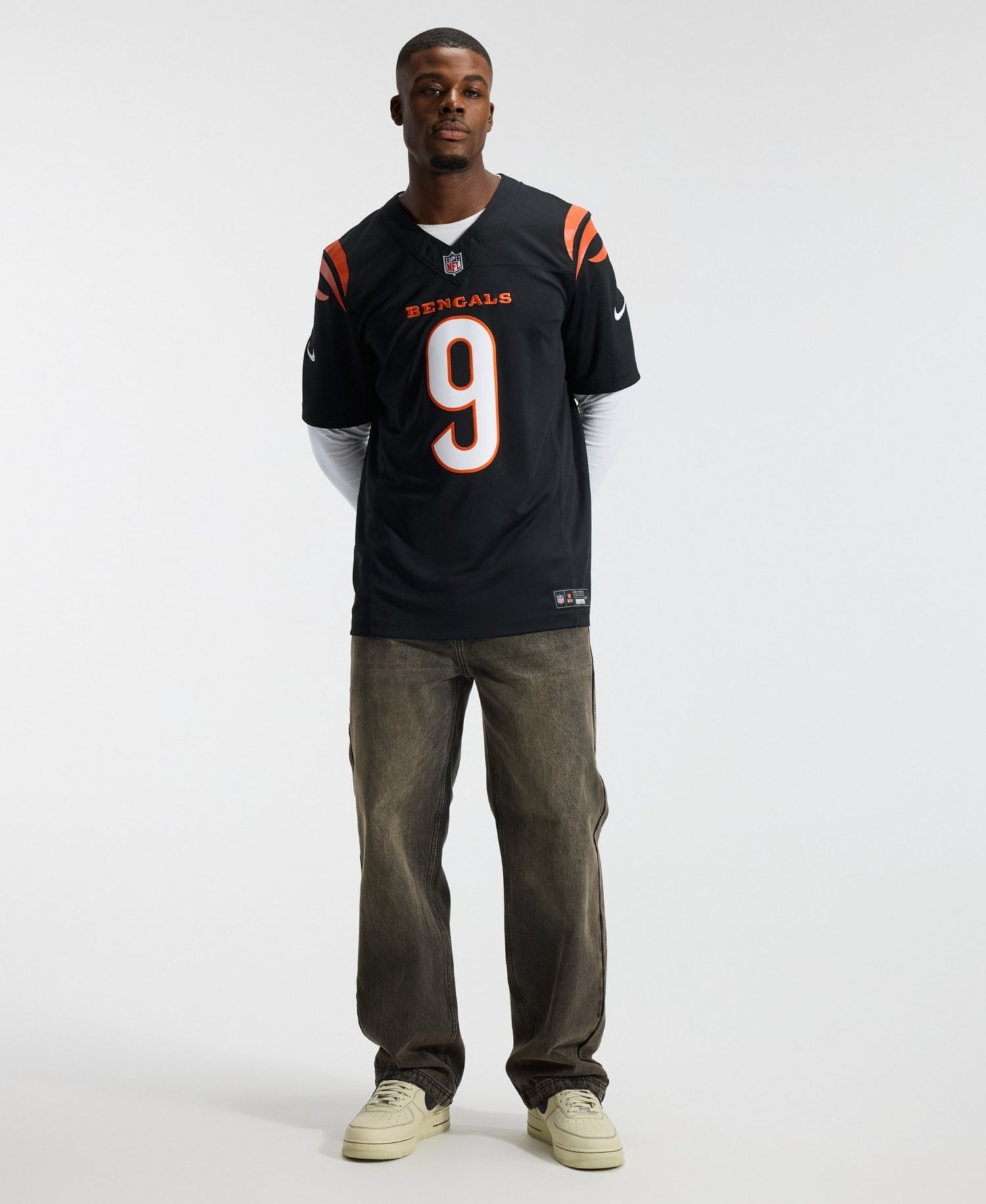 Men's Joe Burrow Black Cincinnati Bengals Vapor F.U.S.E. Stitched Limited Jersey