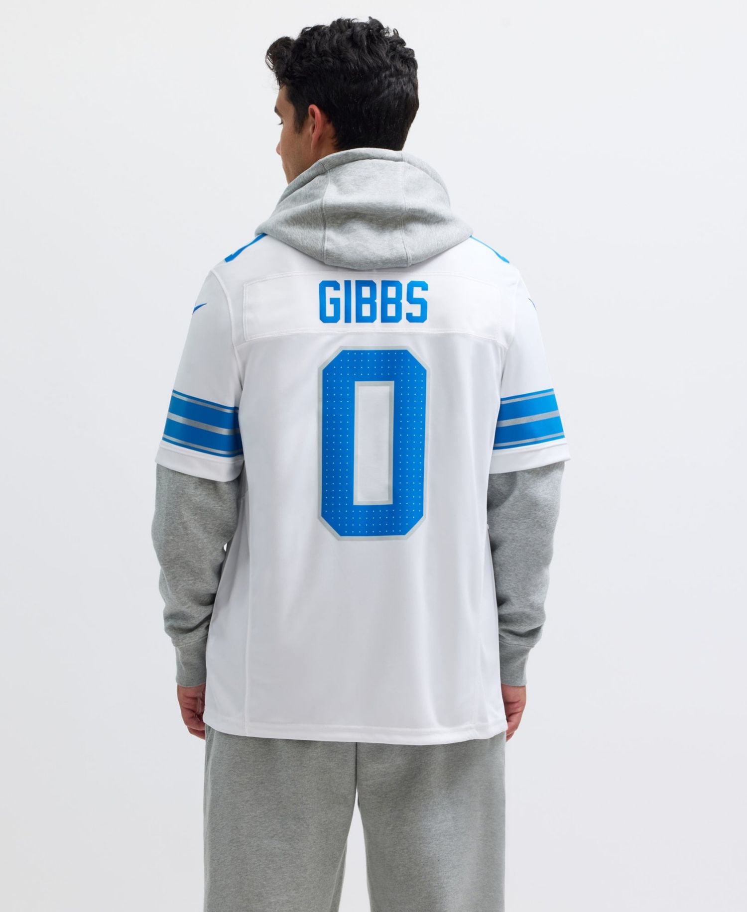 Men's Jahmyr Gibbs White Detroit Lions Vapor F.U.S.E. Limited Jersey
