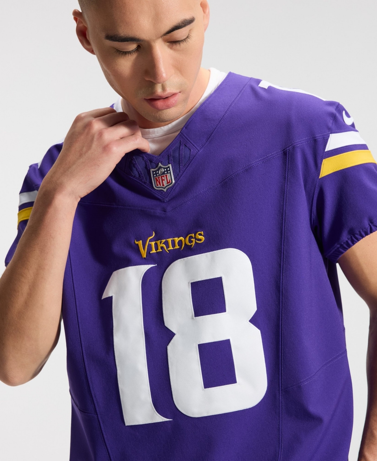 Nike Men's Justin Jefferson Minnesota Vikings Alternate Vapor F.u.s.e. Elite Jersey