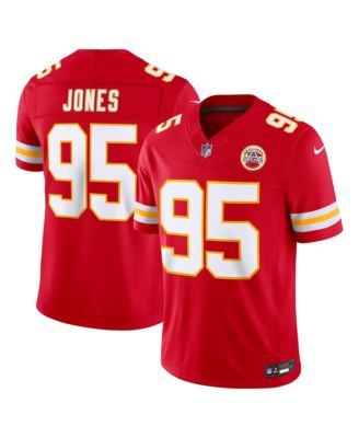Men's Chris Jones Red Kansas City Chiefs Vapor F.U.S.E. Stitched Limited Jersey