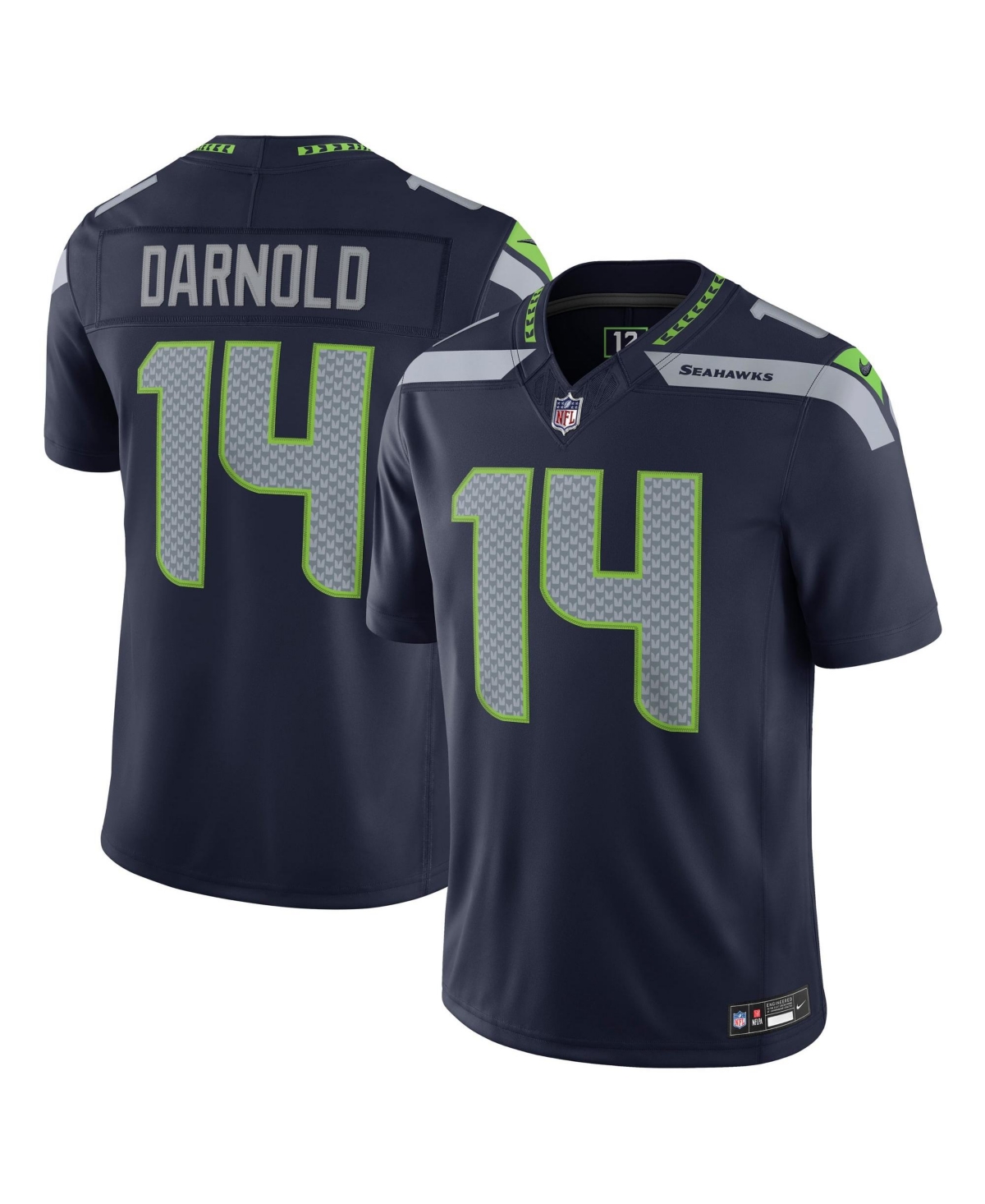 Nike Men's Sam Darnold College Navy Seattle Seahawks Vapor F.u.s.e. Stitched Limited Jersey