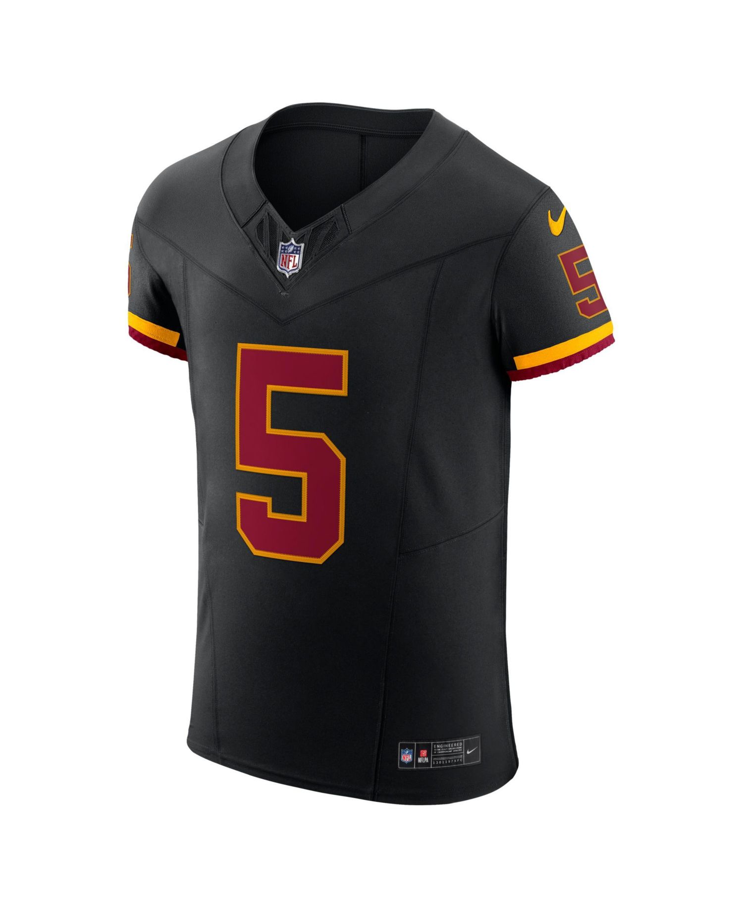 Men's Jayden Daniels Black Washington Commanders Alternate Vapor F.U.S.E. Elite Jersey